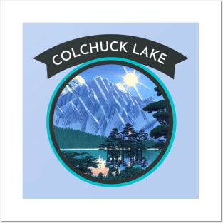Vintage Colchuck Lake with Capturing the Beauty of Nature Posters and Art